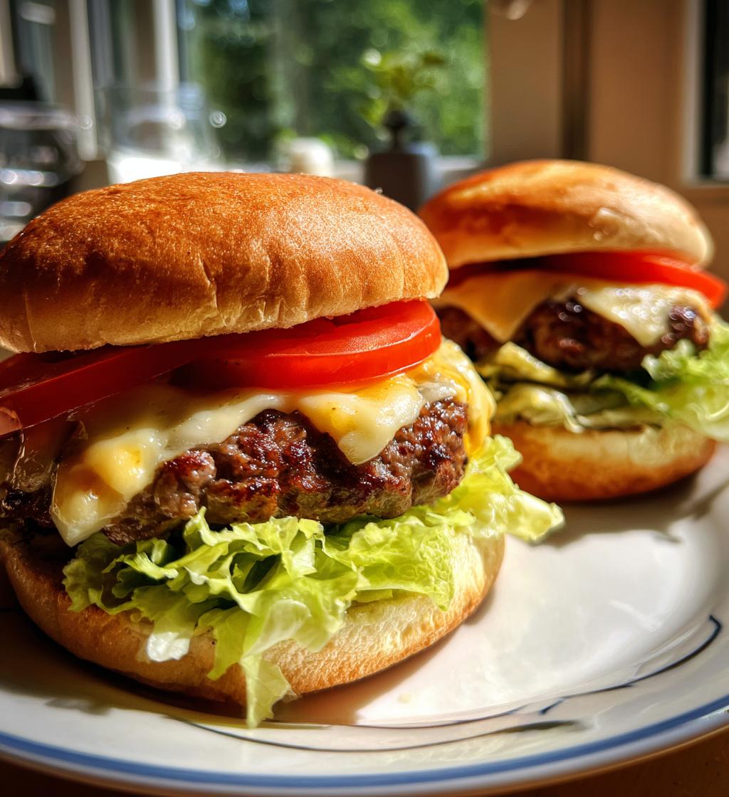 air fryer hamburgers