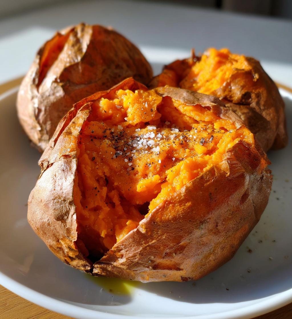 baked sweet potatoes