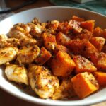 chicken and sweet potatoes