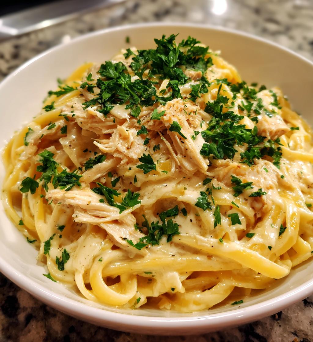Chicken Fettuccine Alfredo Crockpot: 7 Steps to Comforting Bliss