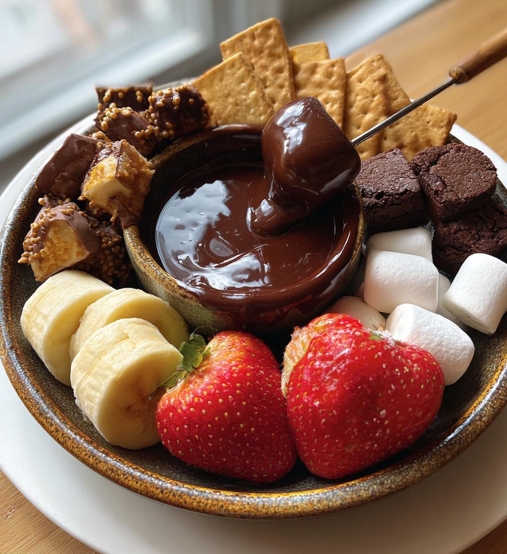 chocolate fondue board