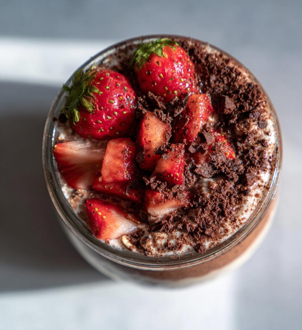 Chocolate Strawberry Overnight Oats: 10 Minutes to Bliss