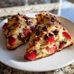 chocolate strawberry scones