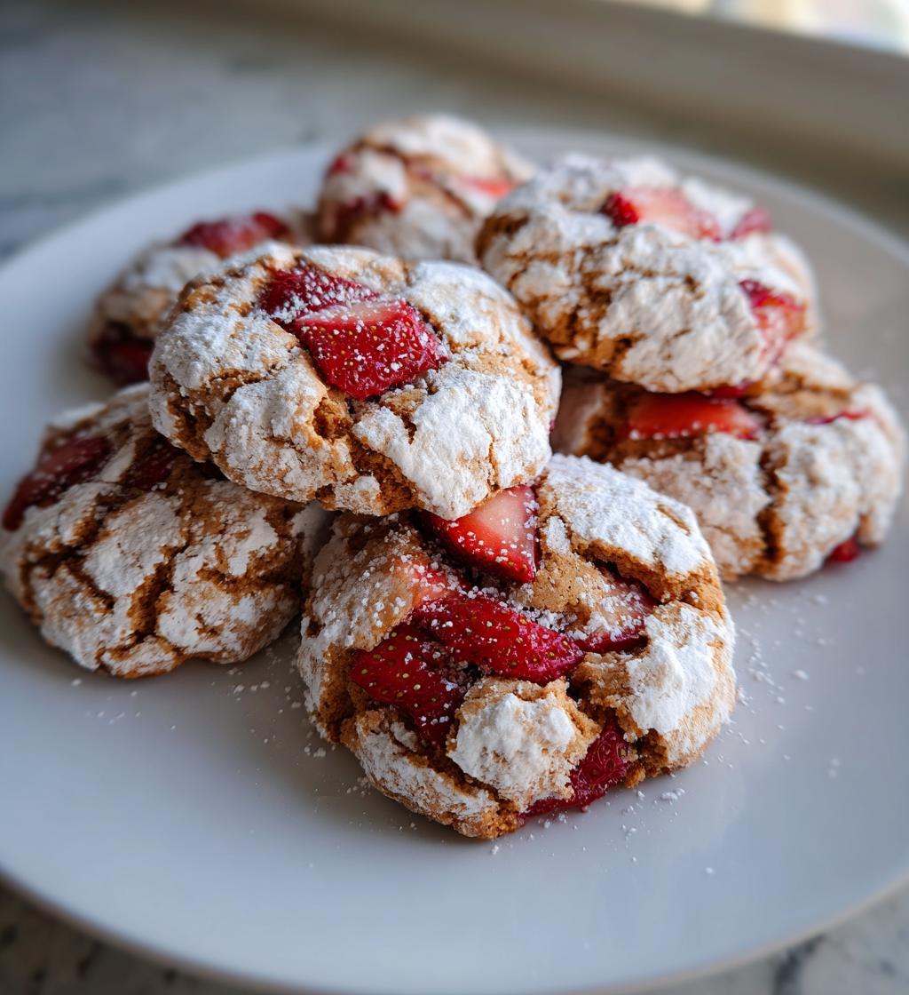 gingerbrave x strawberry cookie