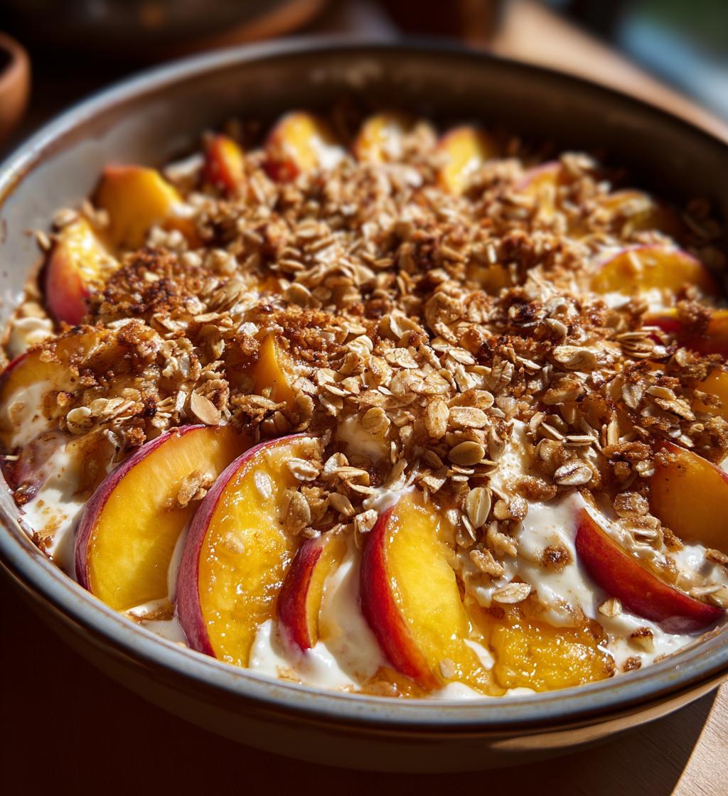 healthy peach recipes