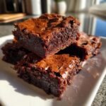 homemade sourdough discard brownies