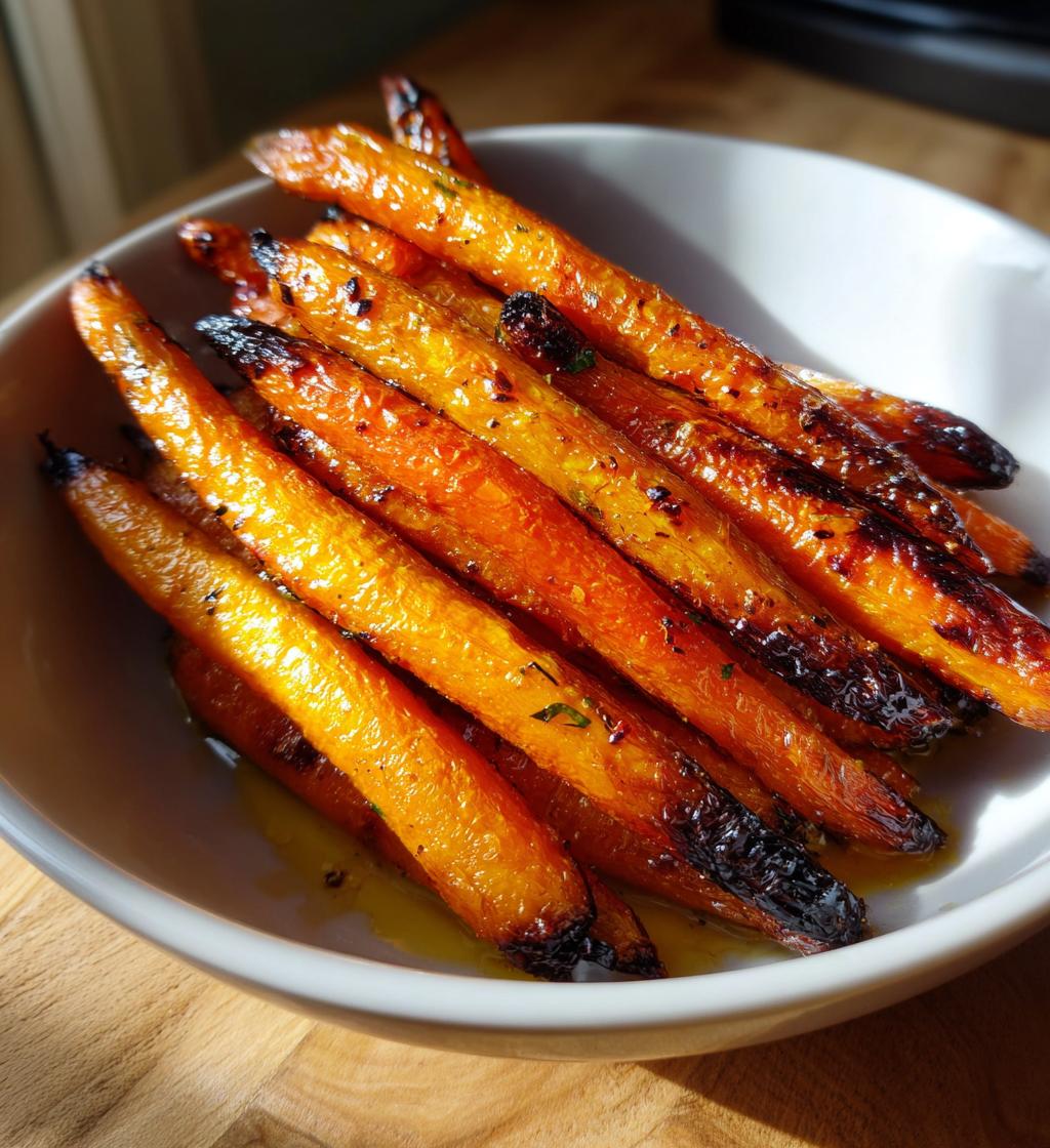perfectly roasted carrots