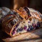 sourdough blueberry bread