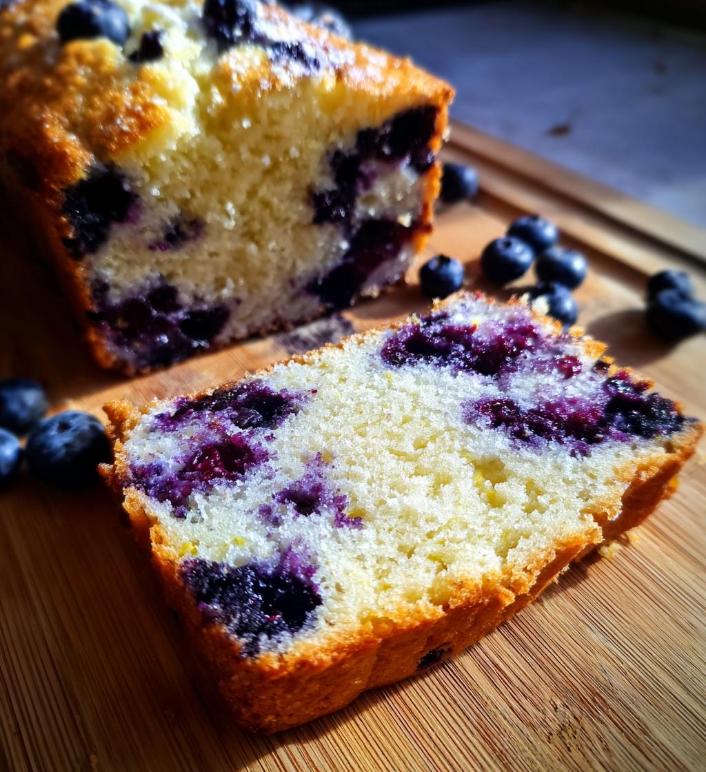 sourdough blueberry lemon bread