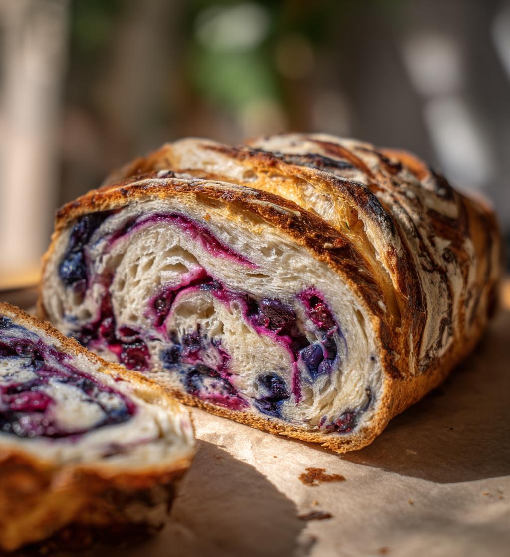 Sourdough Blueberry Swirl Bread: 7 Steps to Heaven