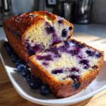 sourdough discard blueberry bread