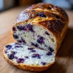 sourdough lemon blueberry bread
