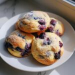 sourdough lemon blueberry cookies