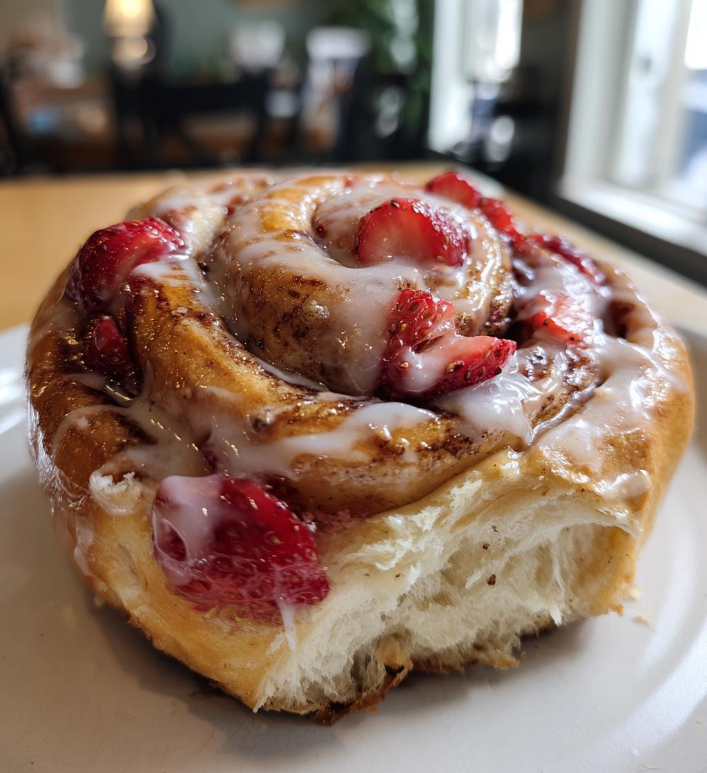 strawberry cinnamon rolls