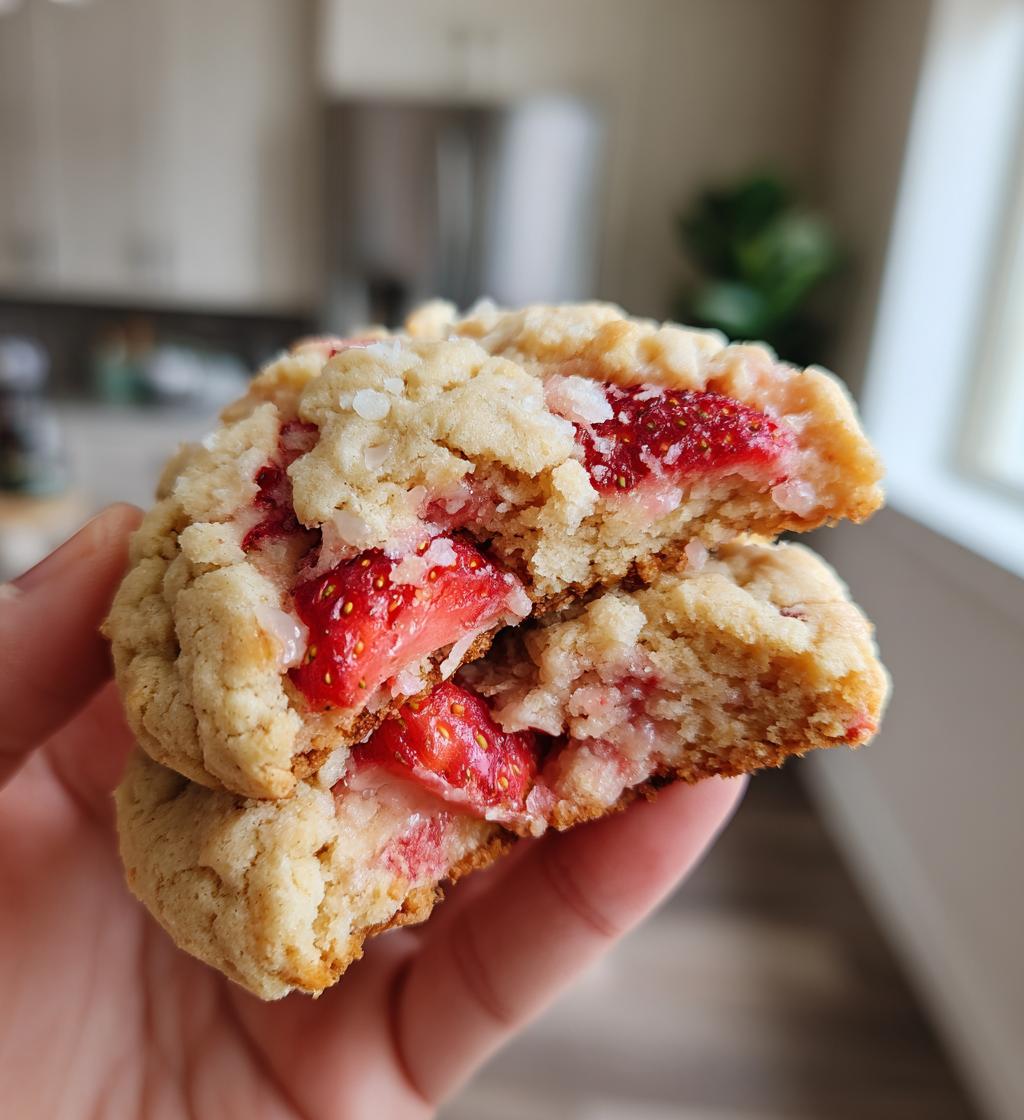 strawberry cookie