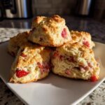 strawberry lemon scones