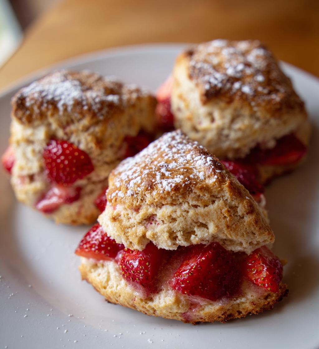 strawberry scones recipe