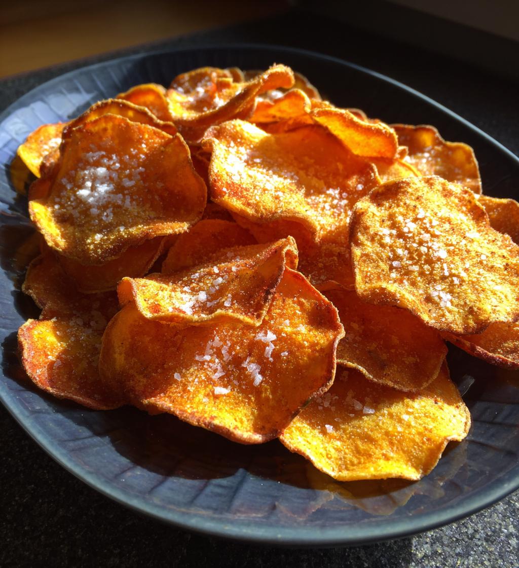 sweet potato chips air fryer