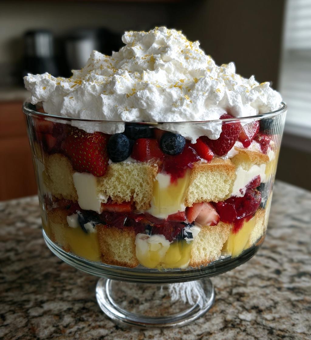trifle bowl desserts