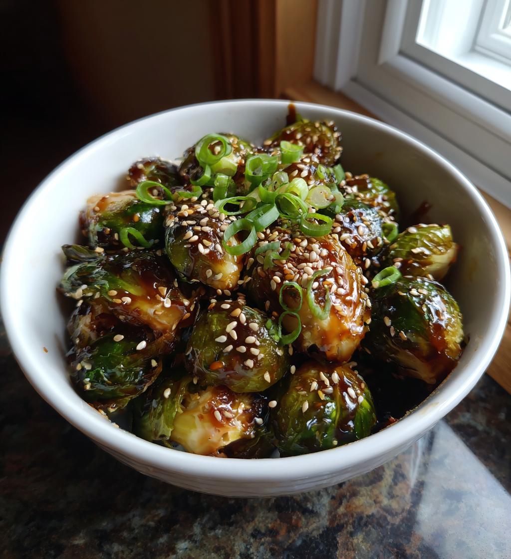 air fryer brussel sprouts Asian