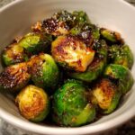 air fryer brussel sprouts balsamic