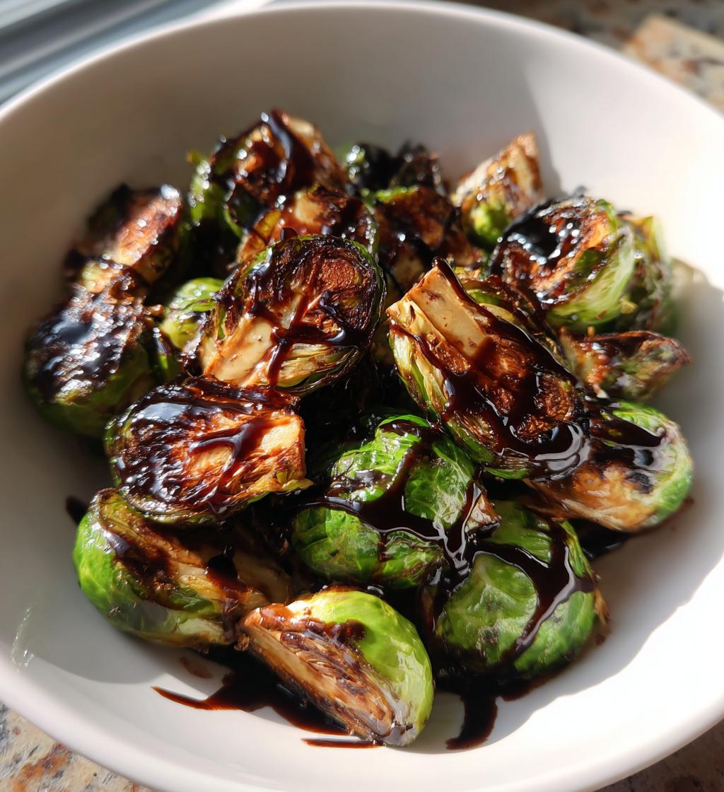 Air Fryer Brussels Sprouts Balsamic Glaze: 5 Simple Steps
