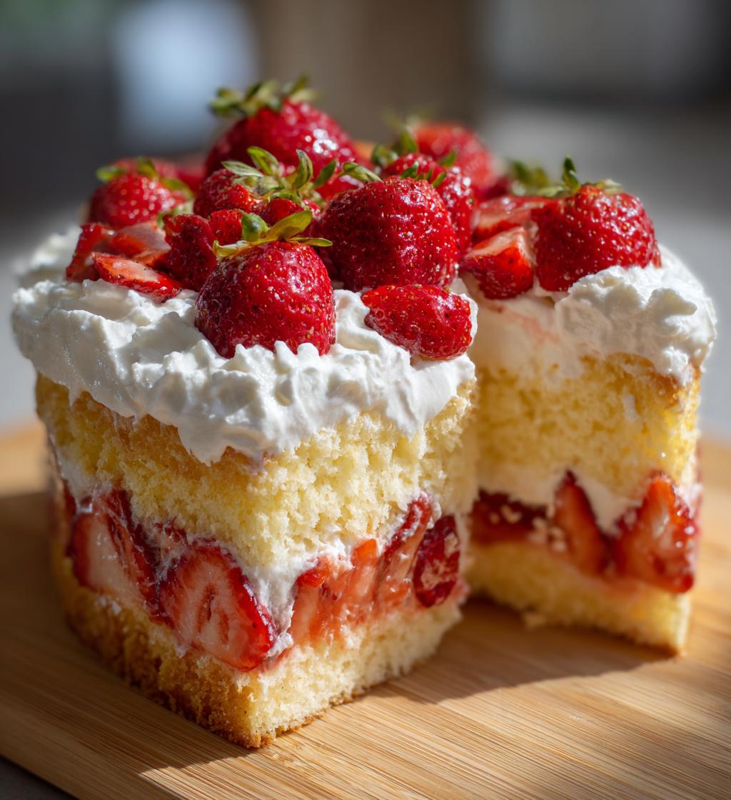 angel food cake strawberry dessert easy