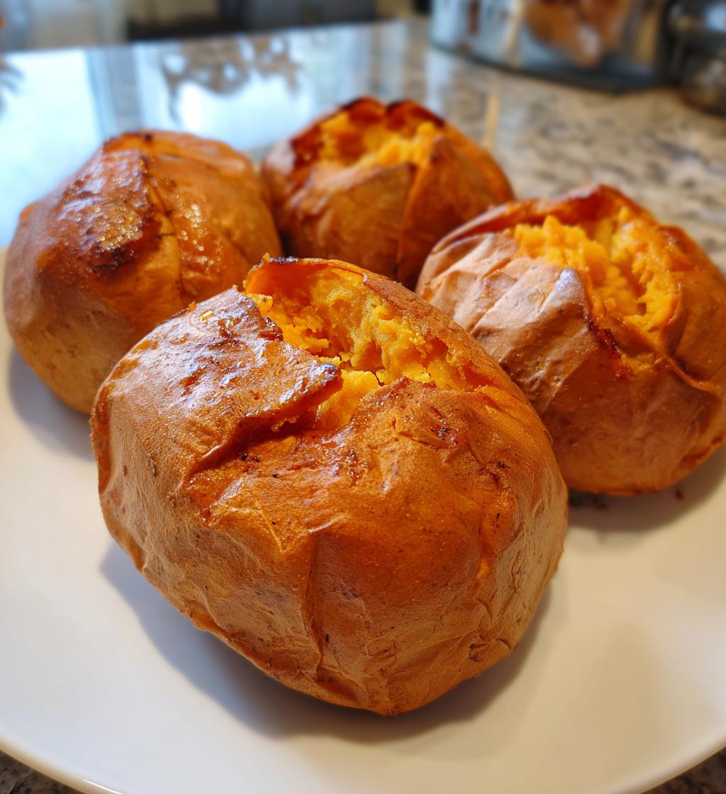 baked sweet potatoes in the oven simple