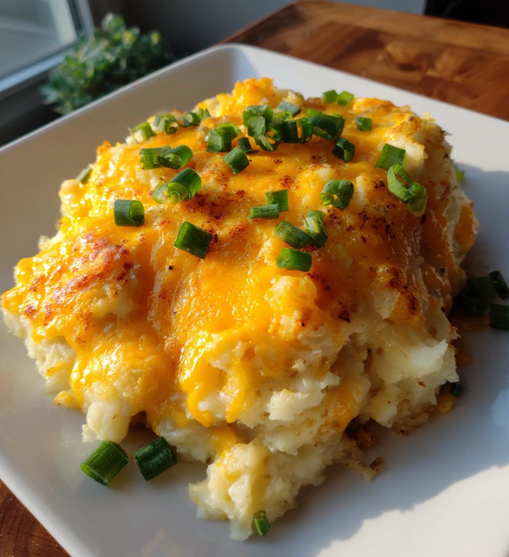 cheesy potatoes with real potatoes