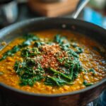 curry lentil spinach soup