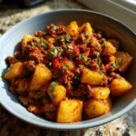 ground beef and potatoes