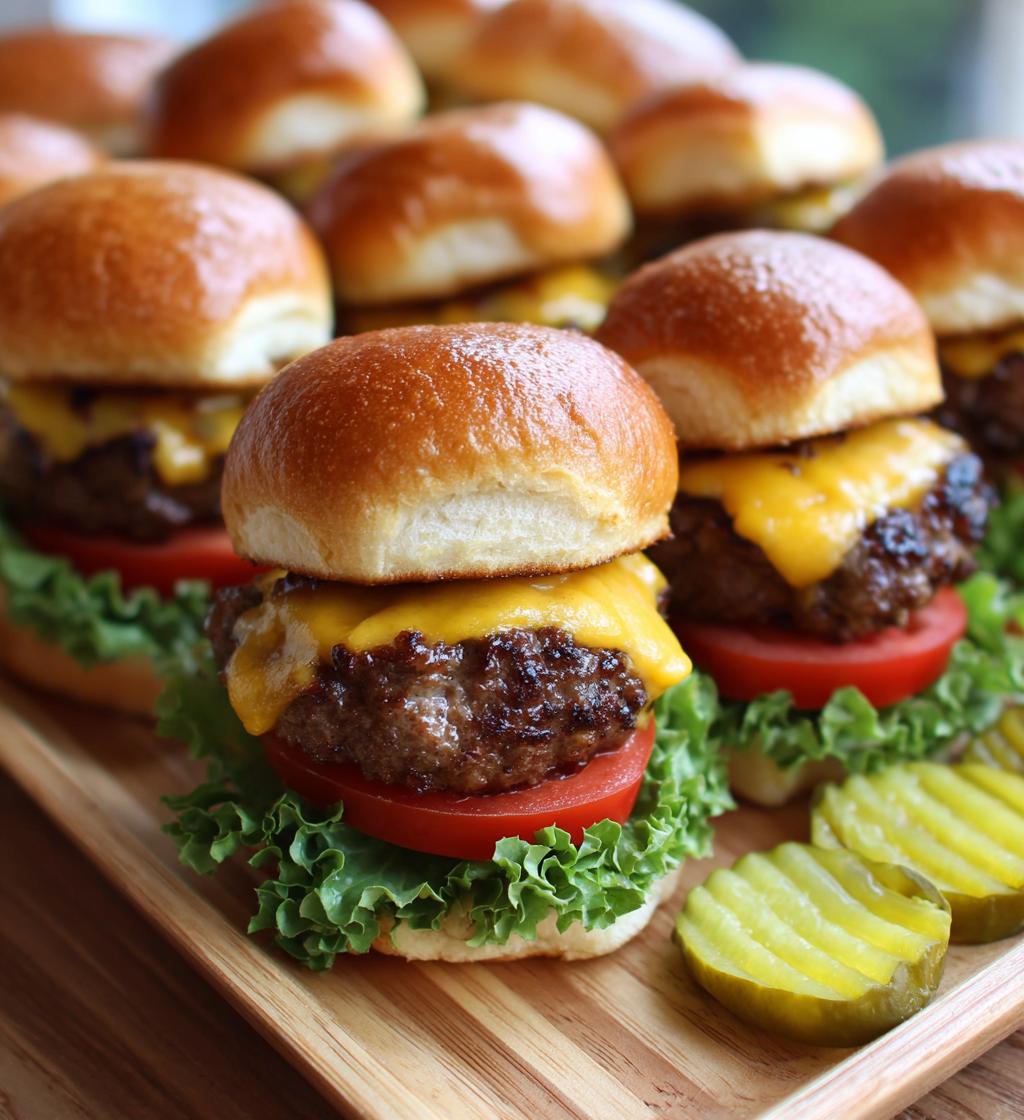 ground beef sliders recipes mini burgers for Ultimate Flavor