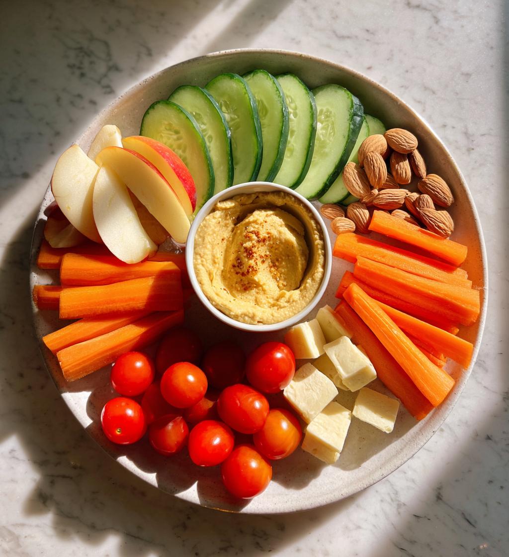 healthy snack plate