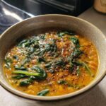 lentil soup with spinach