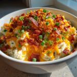 loaded baked potato dip with instant potatoe