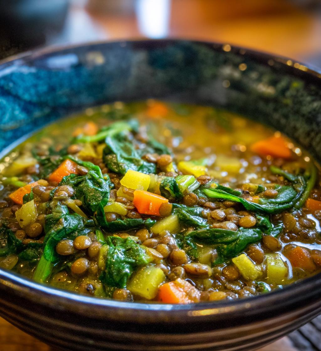 Mediterranean Lentil and Spinach Soup: 7 Cozy Benefits