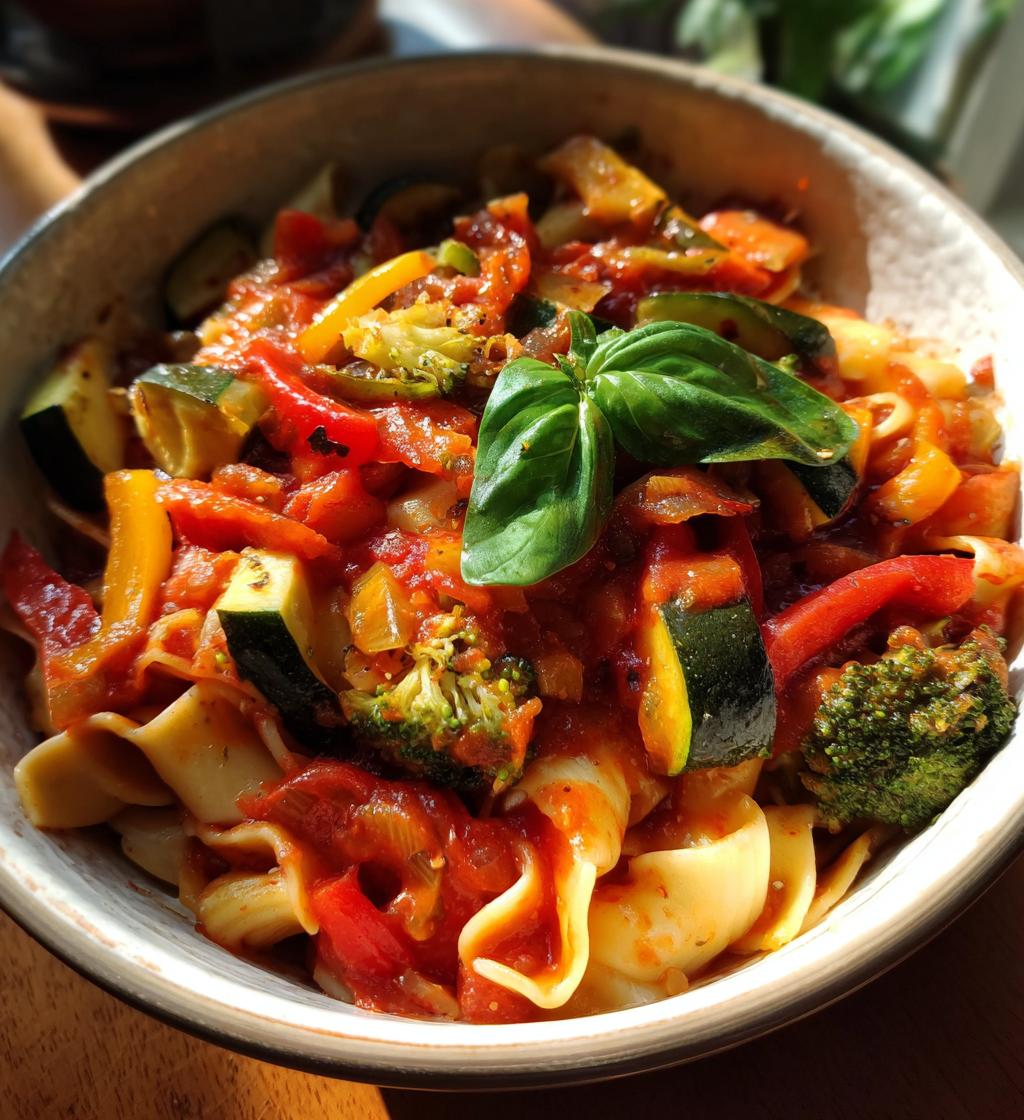 pasta primavera recipes red sauce