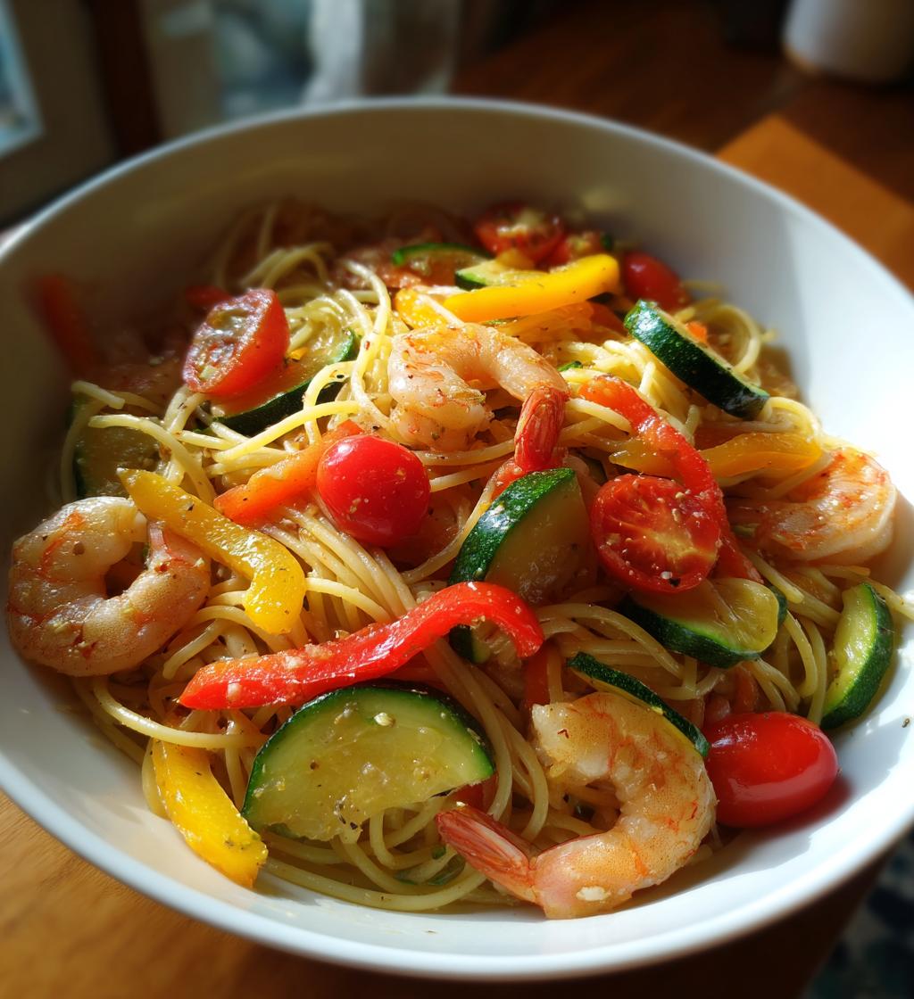 pasta primavera recipes with shrimp