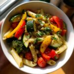 pasta primavera vegan