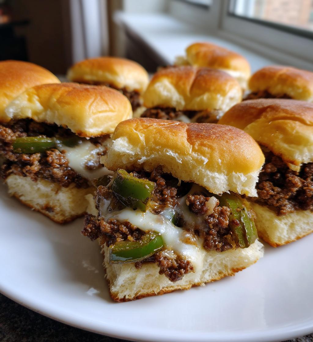 Philly Cheese Steak Sliders Recipes Ground Beef That Wow