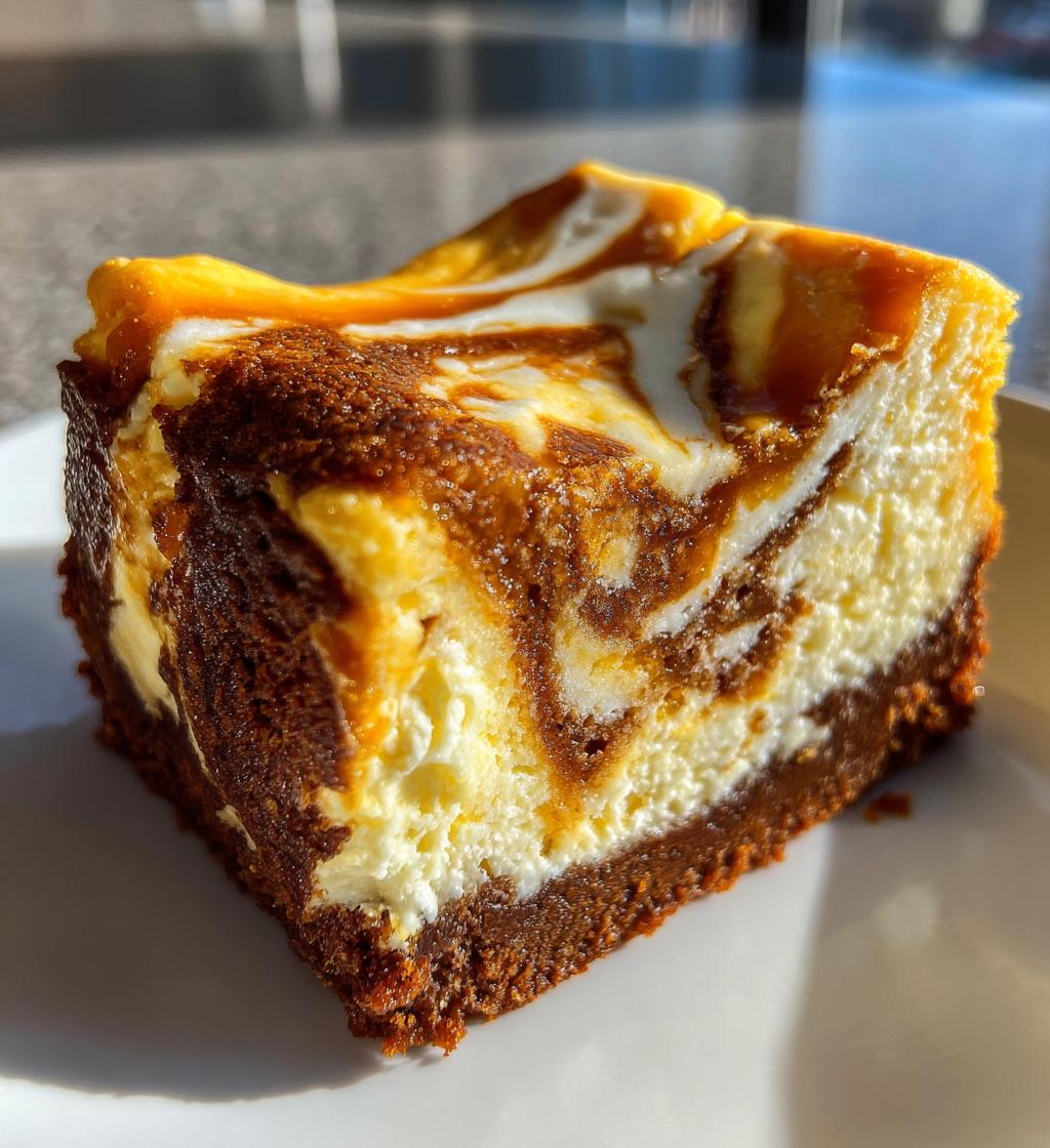 pumpkin caramel swirl cheesecake