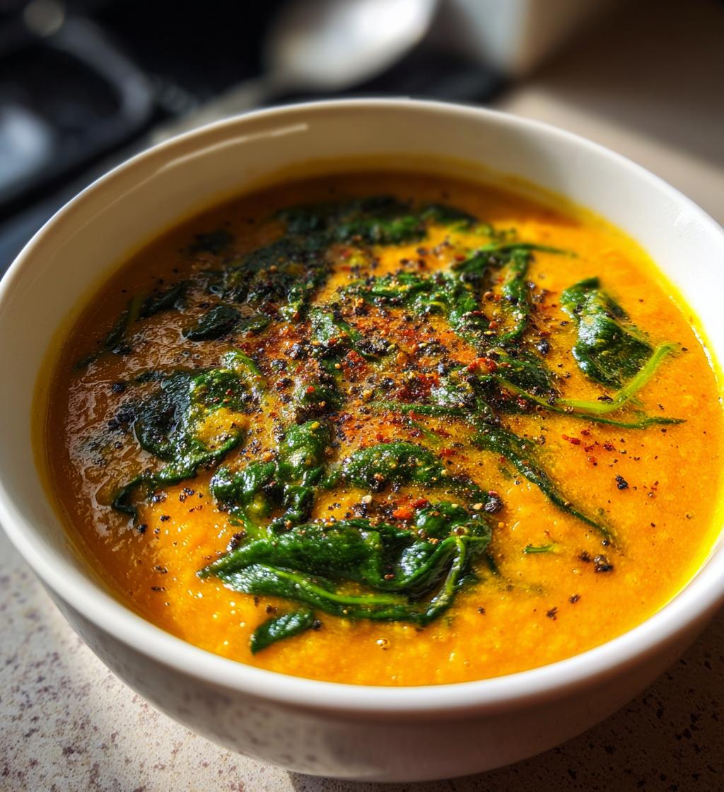Red Lentil Soup with Spinach: 7 Steps to Heartwarming Comfort