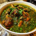spinach soup with meat