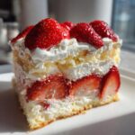 strawberry angel food cake dessert recipe
