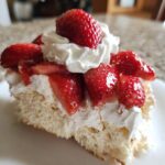 strawberry desserts angel food cake