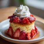 strawberry desserts with angel food cake
