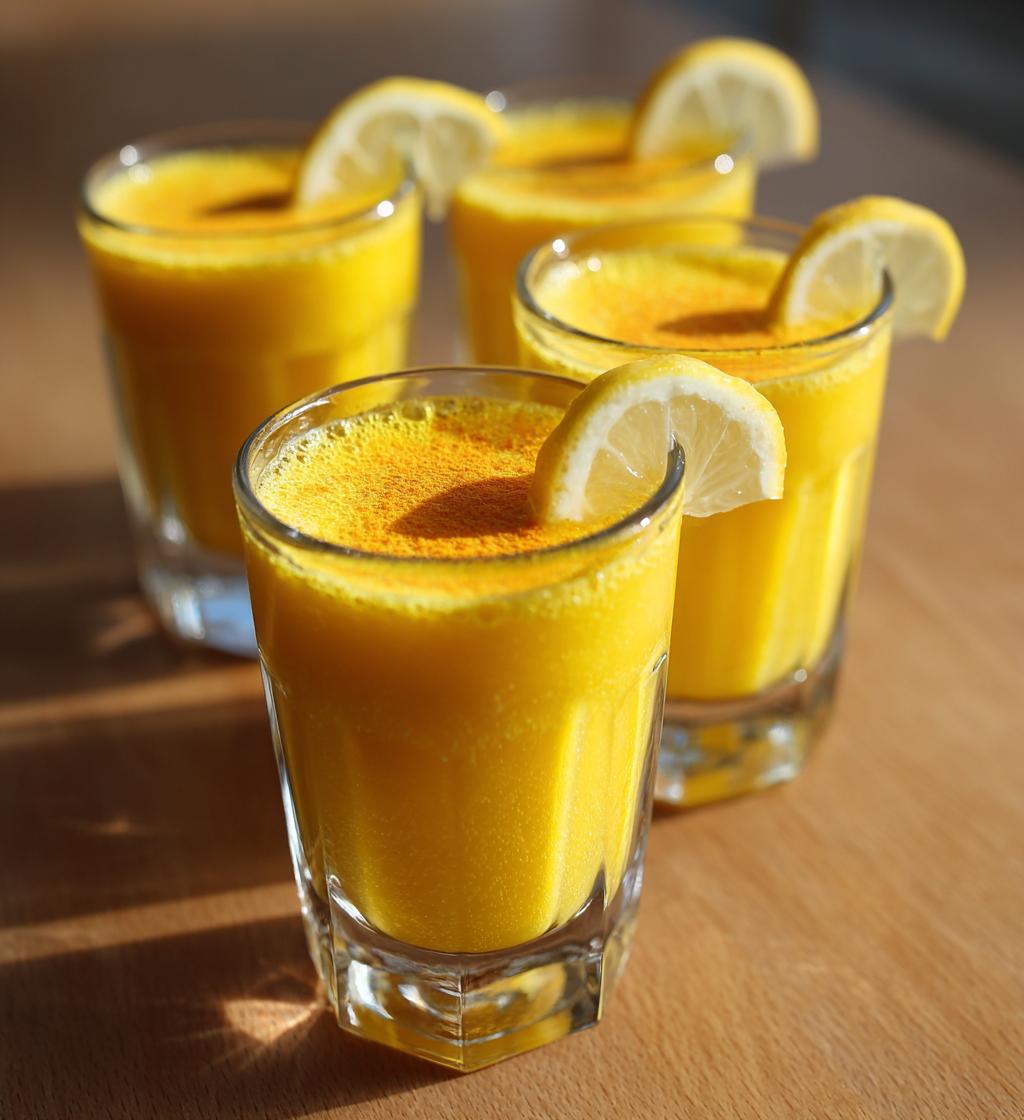 turmeric ginger shots recipe