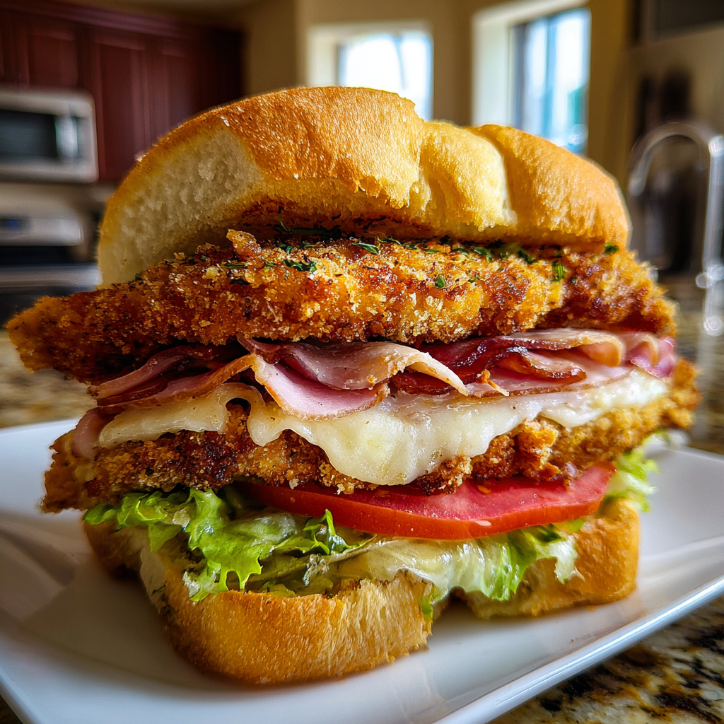 chicken cordon bleu sandwich: 5 irresistible steps to flavor