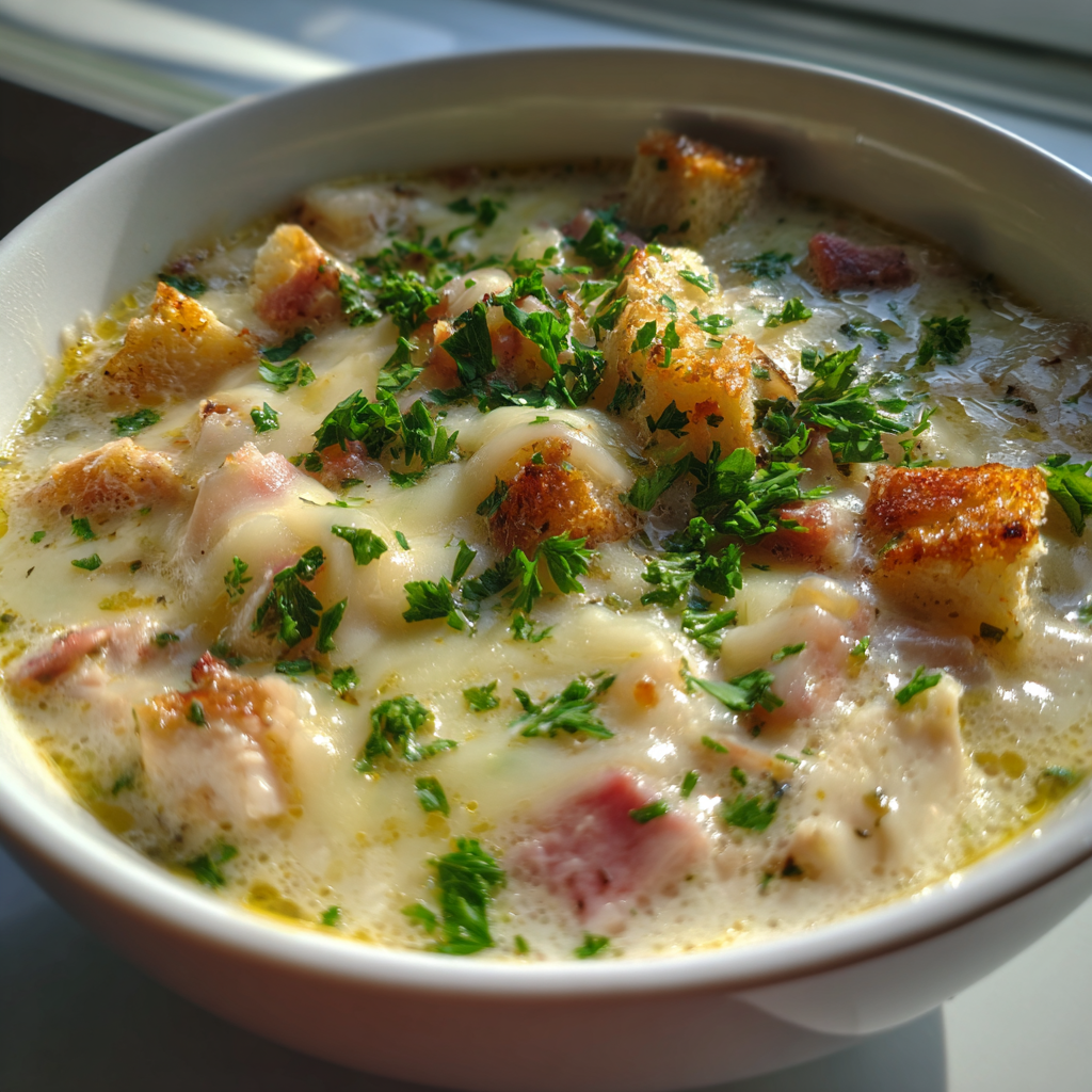 Chicken Cordon Bleu Soup: Irresistible Comfort in 30 Minutes