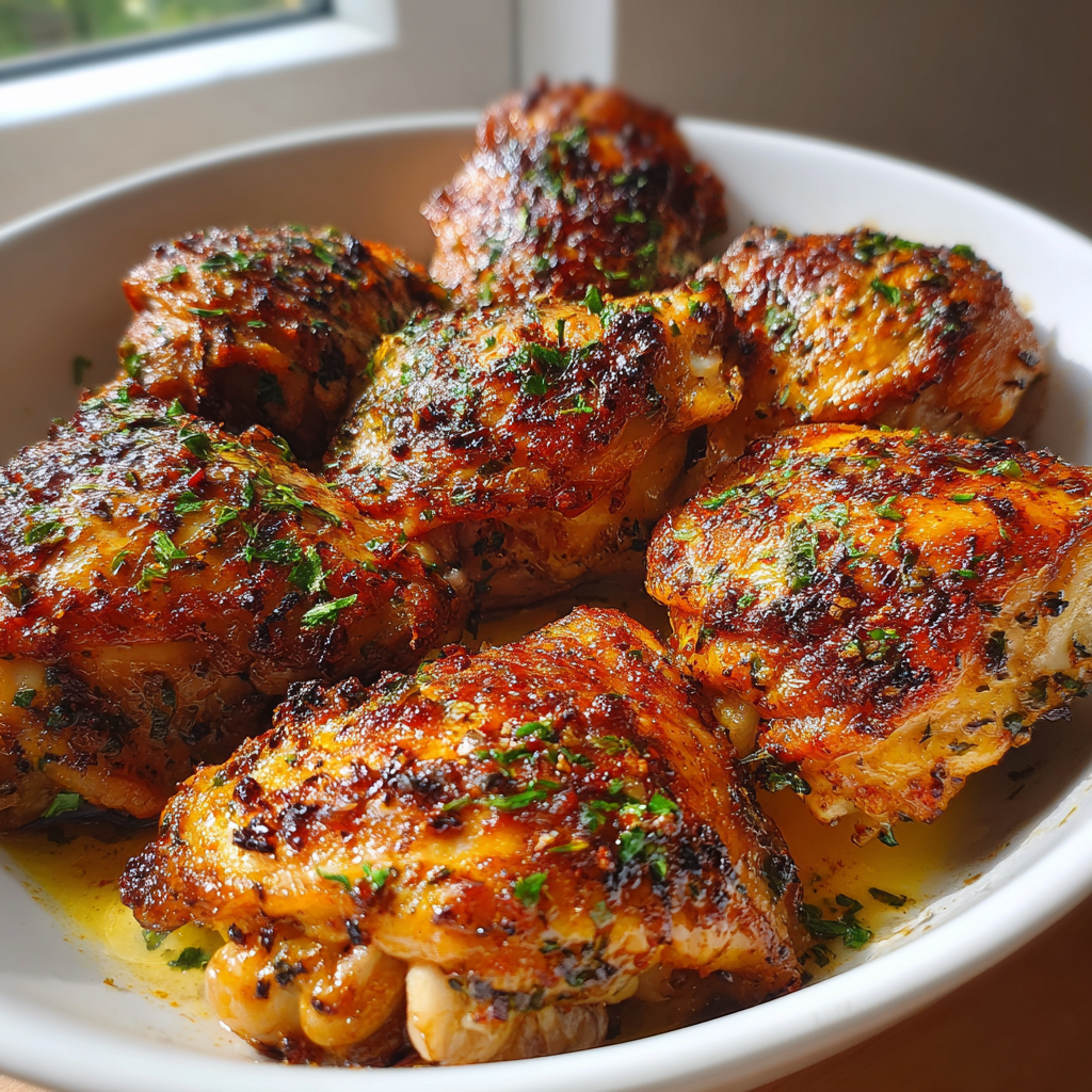 Chicken thighs in oven: Irresistible Juicy Perfection in 40 Minutes